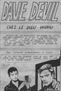 Scan Episode Dave Devil pour illustration du travail du Scénariste Luigi Grecchi